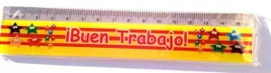 Reward ruler with message Buen trabajo / regla